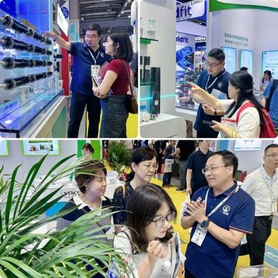 一号芯&middot;2025上海国际水展盛况回顾,展台人潮涌动,开启高光时刻!